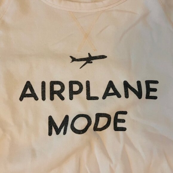 The Laundry Room Airplane Mode Sweatshirt Size Small - Picture 2 of 3